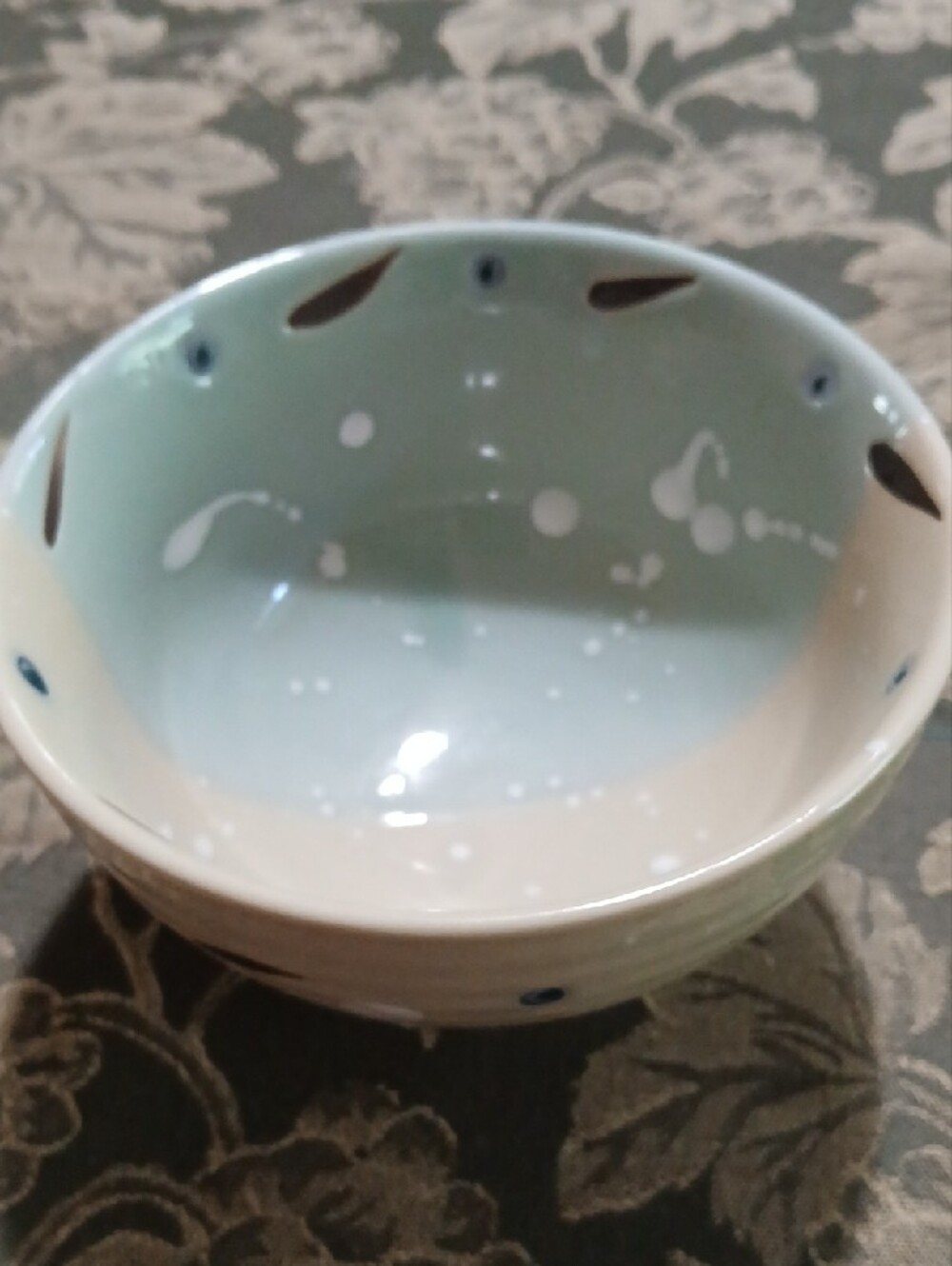 Celadon Green Decorative Ceramic Bowl - Brand Japanese Rice Bowl